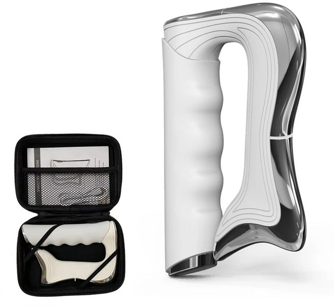 전기 근막 칼 진동 바디 마사지 이완 리프팅 하이퍼 블레이드 도구, 02 White, 1개