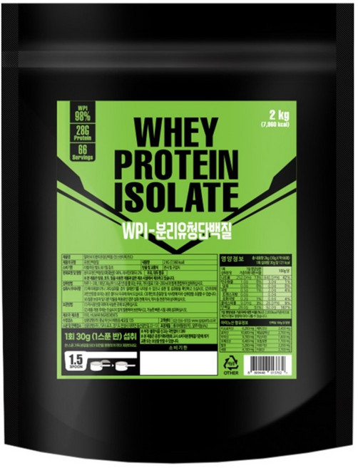 SP스포츠 성풍양행 WPI 99% 단백질보충제 단백질쉐이크 프로틴 (소비기한: 2026-12-28), 2kg, 1개
