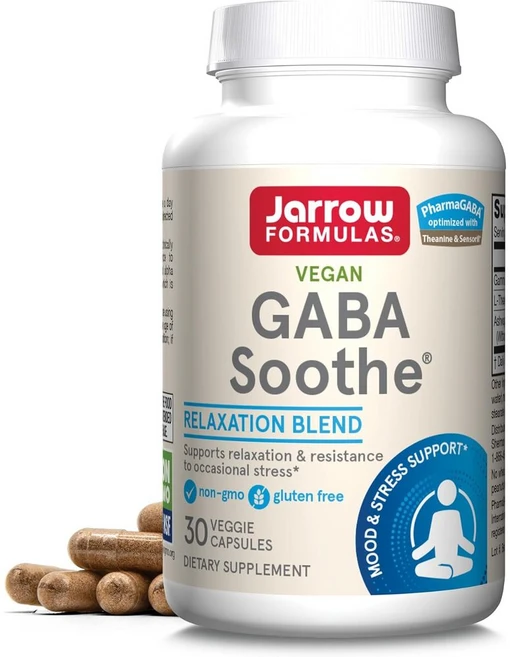 자로우 포뮬러스 가바 수드 GABA Soothe 베지캡슐 30개 비건, 1개, 30정 - 쿠팡
