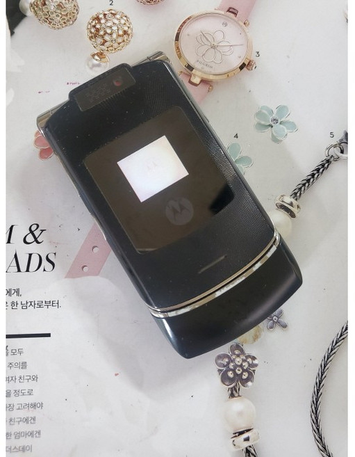 올드폰 모토로라 ms500w 레이저룩 블랙실버 sk/Kt