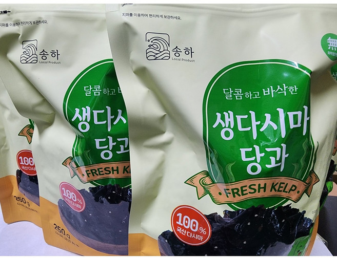 [여수물산] 달콤한 생다시마 당과 250g, 1개