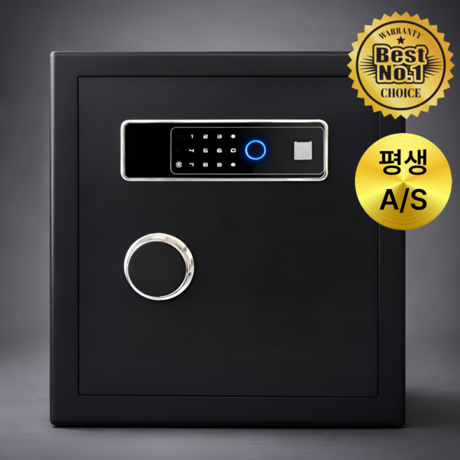 공간온도 프리미엄 지문인식 디지털 키패드 금고 레버 분리형, 블랙 GGOD - 001