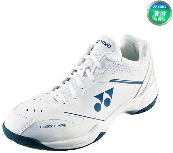 요넥스 파워쿠션 65X4 화이트 배드민턴화 인도어화 남녀공용 SHB-65X4