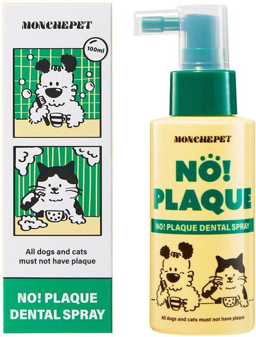 몽셰펫 반려동물 덴탈 스프레이 뿌리는 치약 구취/치석제거, 1개, 100ml