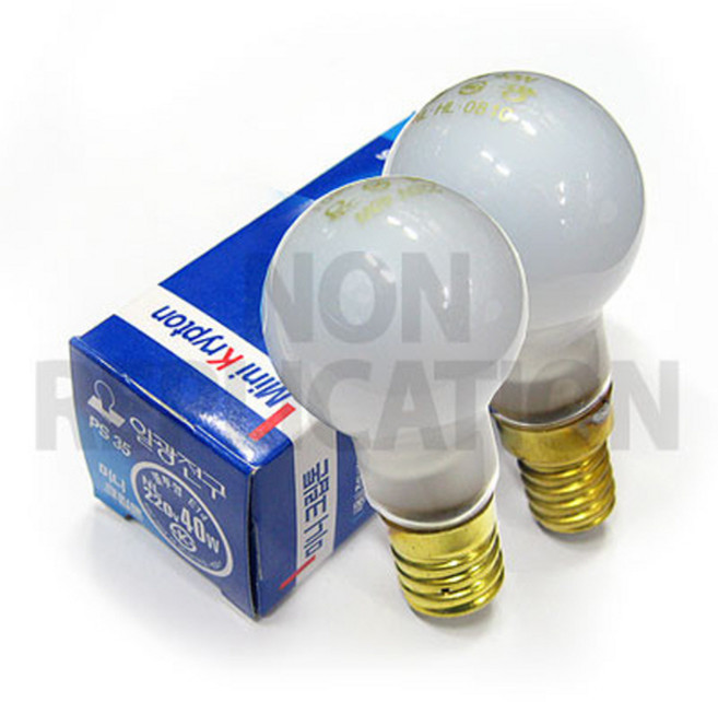 일광전구 미니크립톤 (E14/E17-불투명) - 25W 40W 60W, E14 25W, 1개