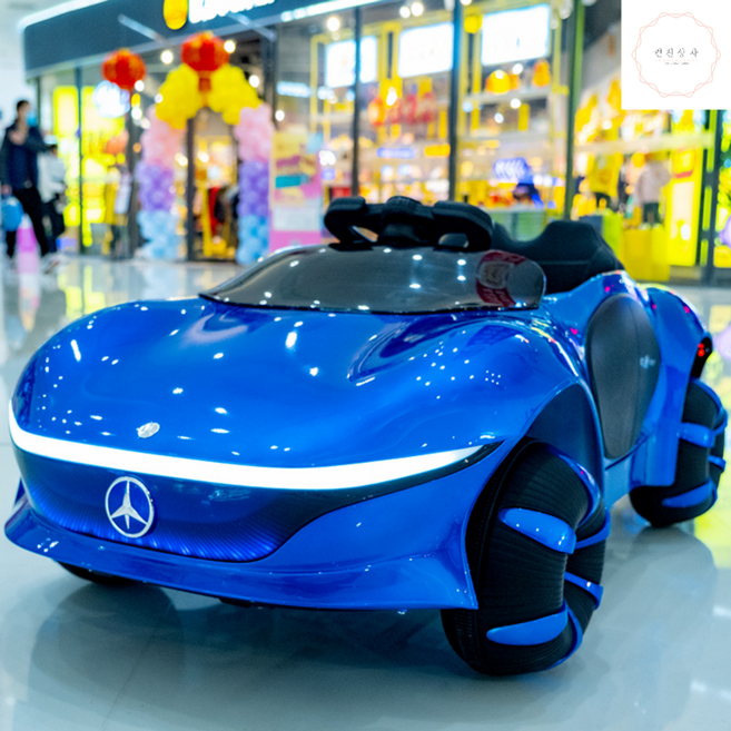 벤츠 어린이 전기차 전동차 키즈 아동용 장난감차 자동차완구 4륜, 전동, F, 1개