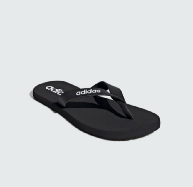 아디다스 남녀공용 슬리퍼 쪼리 쿠셔닝 물놀이 슬라이드 데일리 야외 베이직 플립 플랍 블랙