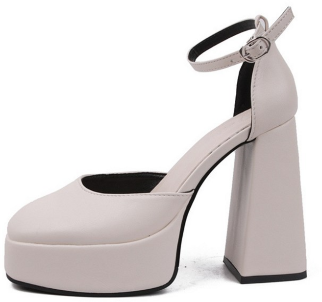 미니라임 무드 가보시 메리제인 하이힐 펌프스12cm