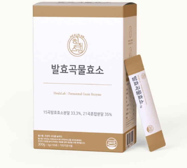 healthy&food 발효 곡물효소 유산균 자연발효 3g x 100개입, 1개, 300g