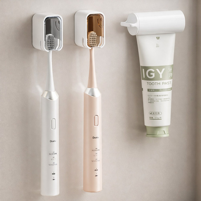 홈스널 욕실 무타공 칫솔꽂이 세트, C