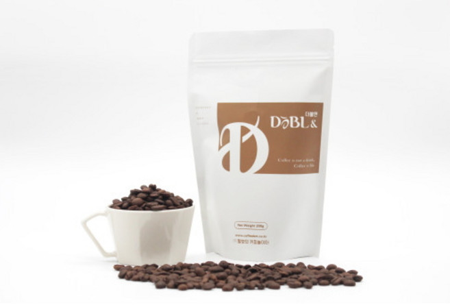 털보의 더블앤 블렌딩 원두 200g (천사의 분노), 굵게 (프렌치프레스), 1개