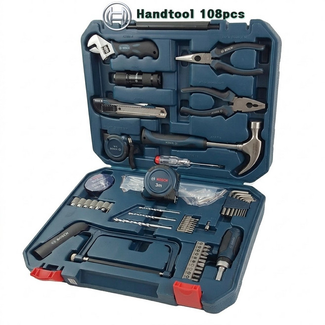 보쉬 수공구 세트 Bosch 108pcs, 1세트