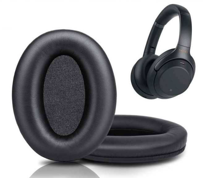 소니 소니 WH 1000XM2 MDR 1000X 이어 패드 쿠션 커버 헤드폰 헤드셋 교체 스펀지 캡 귀 마개 수리, 헤드폰 케이스