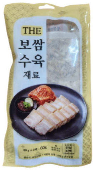 THE 보쌈수육재료, 30개, 60g