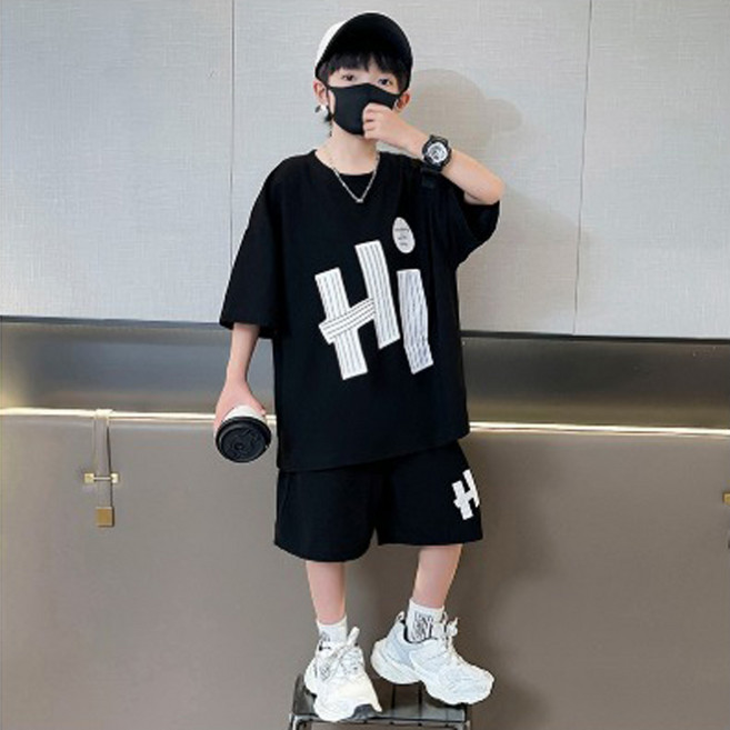 재한 주니어 캐주얼 반팔 상하복세트 [2670]