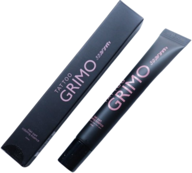 [자연스러운 헤어라인] 새치커버 탈모커버 타투그리모 헤어컬러링 에센스, 1개, 흑색