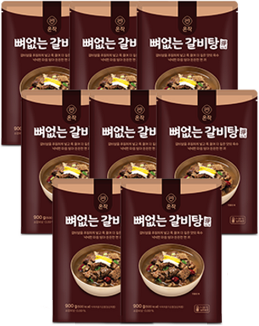 온작 이영자의 뼈없는 갈비탕(정), 900g, 8개