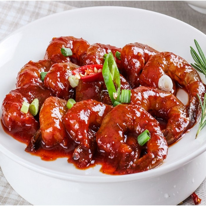 제철 대하 양념 깐새우장, 3개