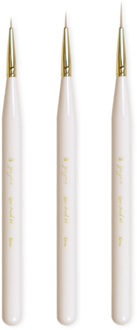 더네일샵 바로그 라인 브러쉬 3종, 3.롱 브러쉬, 1개