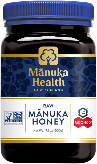 Manuka Health 紐西蘭生麥盧卡蜂蜜 MGO 400+ UMF 13+, 500g, 1個