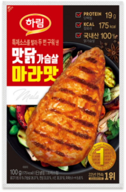 하림 맛닭가슴살 마라맛, 5개, 100g