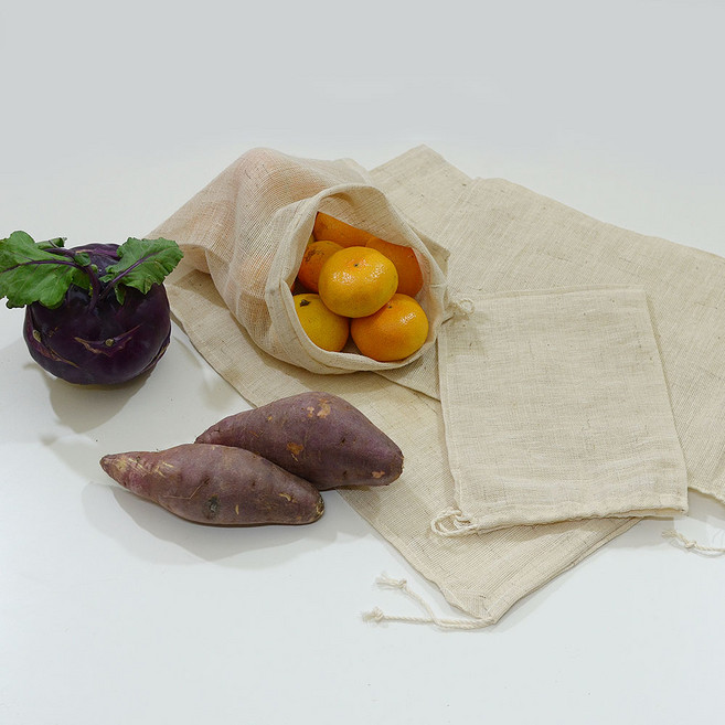 한국산 천연삼베 주머니 멸치 다시망 면보 육수망, 1개