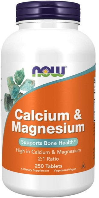 3개 칼슘 마그네슘 250 타블렛 Now Foods, 250정