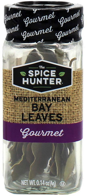 Spice Hunter Mediterranean Bay Leaves Whole 0.14-Ounce Jar