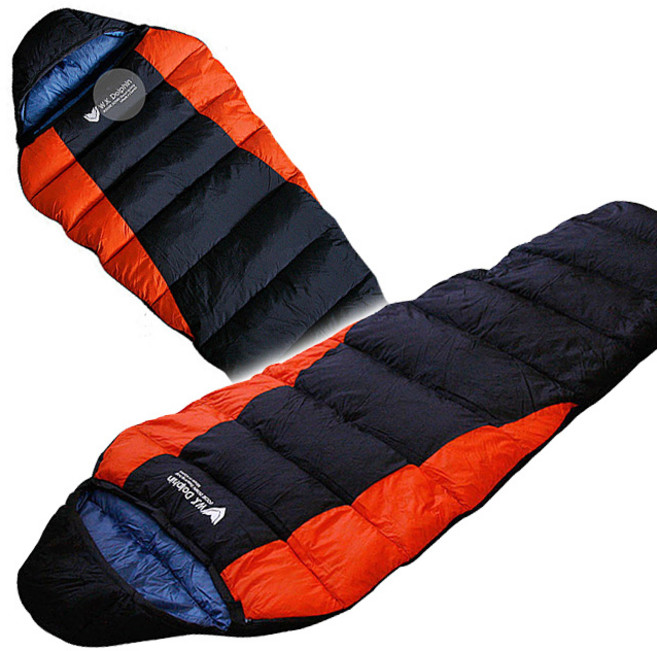 트윈무역 국내생산 구스다운 침낭, 바이올렛, 1개