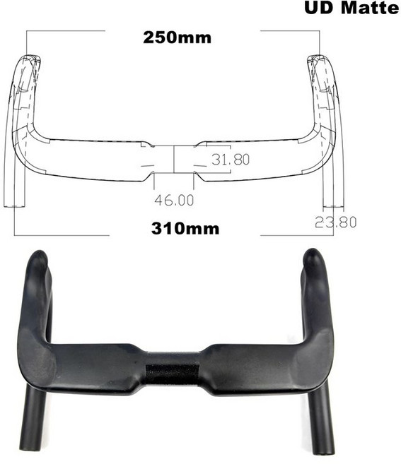 달과6펜스 번치바 핸들바 번치바그립 번치바자전거 자전거핸들 자전거핸들바, 1개, HB23 310mm 무광