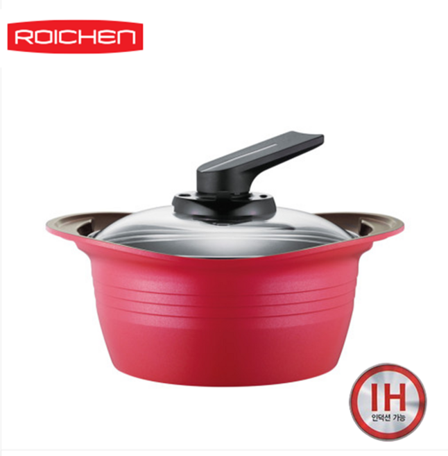 로이첸 IH 더 건강한 양수 냄비, 20cm, 혼합색상, 1개
