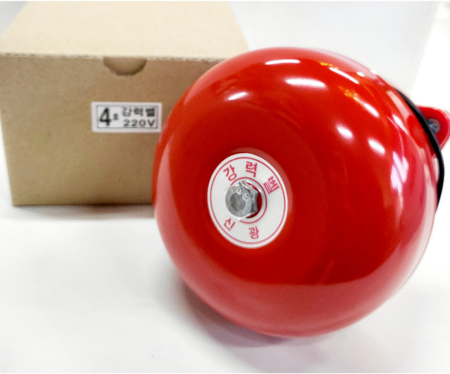 신광 강력벨 4호 비상벨 증폭 증설 경고 신호음 공장 건설현장 증폭기 4인치, 1개