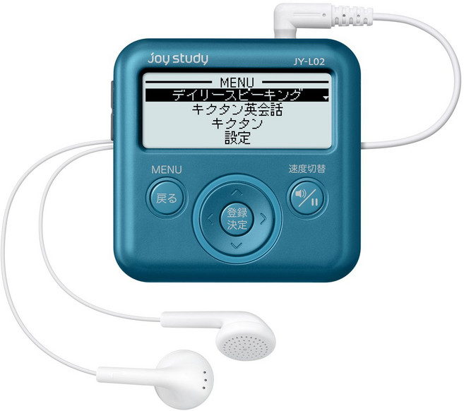카시오 디지털 영어 회화 학습기 일상영 회화 joy study JY-L02BU 블루