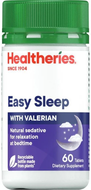 헬서리스 이지 슬립 발레리안 Healtheries easy sleep, 1개, 60정 - 쿠팡