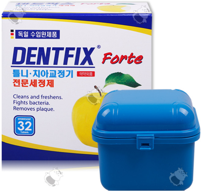 덴트픽스 틀니세정제1개+세정컵, 1개