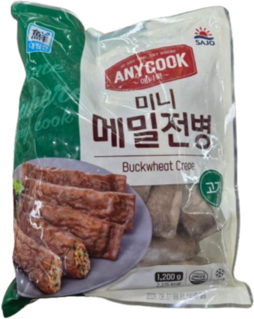 사조 애니쿡 미니 고기 메밀전병, 1.2kg, 11개