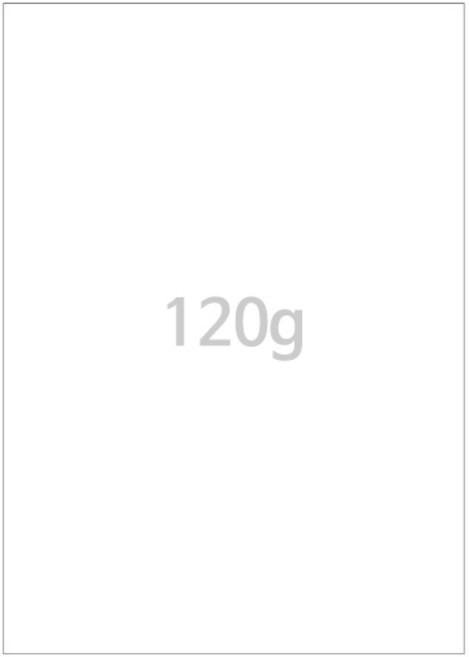 무지 120g A4 백상지 상장용지 10매, 1개