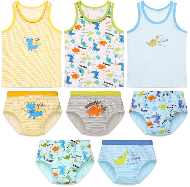 엠알키즈 디노 남아 런닝 팬티 세트 8종 구성