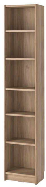이케아 BILLY 6단 책장 40x28x202, 참나무무늬목 004.042.42