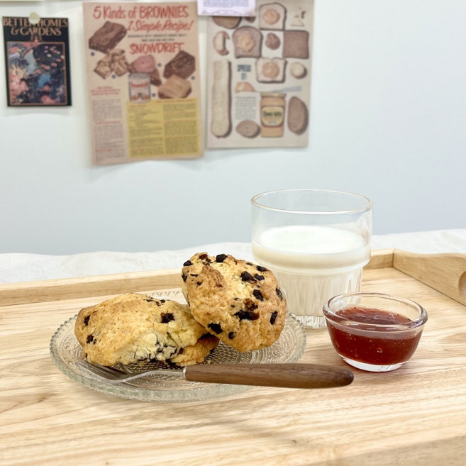 [간편 생지 베이커리 36개입]중독성 최상 스콘 생지 2종(플레인 초코), 플레인 스콘 생지(36개입), 1개