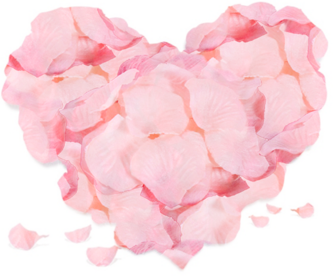 규글링 이벤트용 파티 장미꽃잎 조화 1000개, 1세트, 핑크