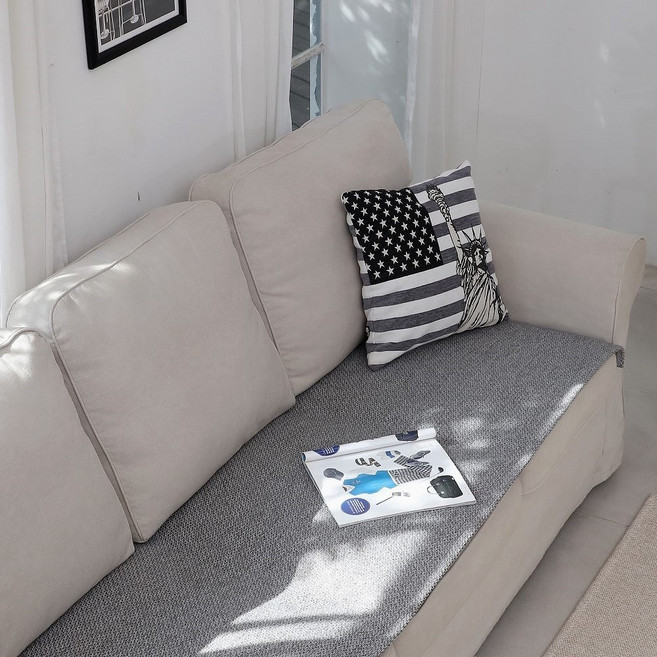 흙쇼파패드 생활방수 논슬립 국산 사계절용 돌쇼파패드 먼지없는 넓은 소파방석 80x200 90x200