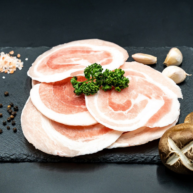 국내산 한돈 꽃삼겹살 대패 서초갈비 냉삼 자투리 찌개용, 1개, 500g