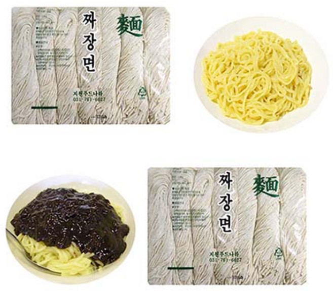 봉평 짜장면(중화면)-1.4kgx2봉(15인분) (업소 전문용) 짜장면사리, 1.4kgx2봉, 1개