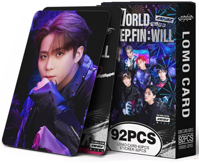 KPOPBP KPOP 앨범 THE WORLD EP FIN 팬들을 위한 선물 상품 로모 카드 세트