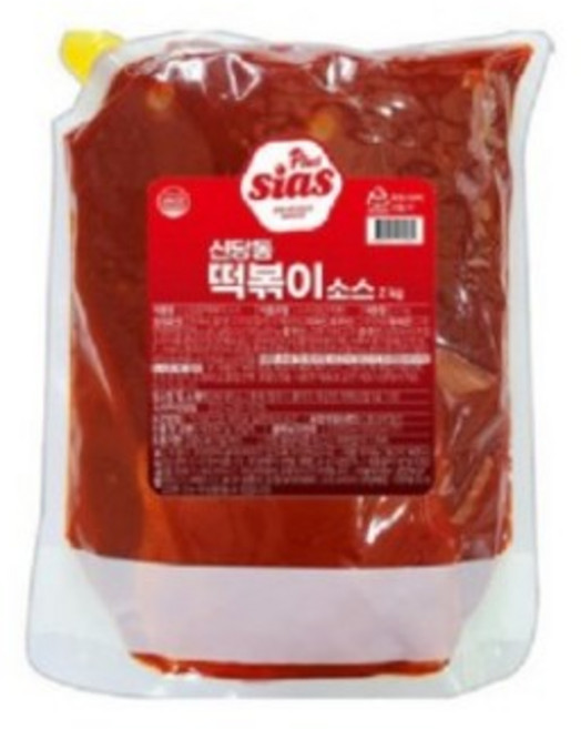 [퀴클리몰] 시아스 신당동 떡볶이 소스 2kg 실온, 1개