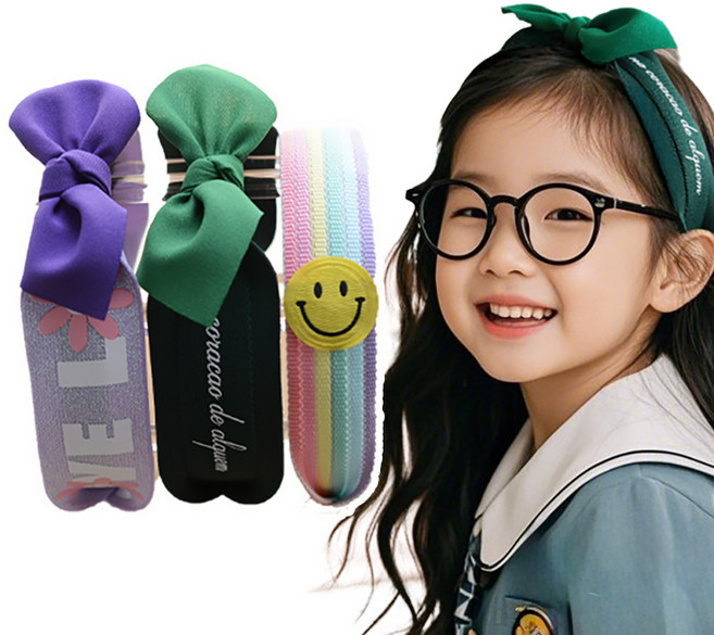 {hannal }3p 럽스펠스마일 반다나 머리띠