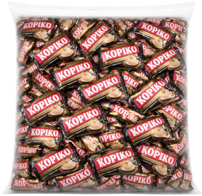 코피코 카푸치노맛 캔디 대용량 200개 개별포장 사무실 탕비실 간식, 1개