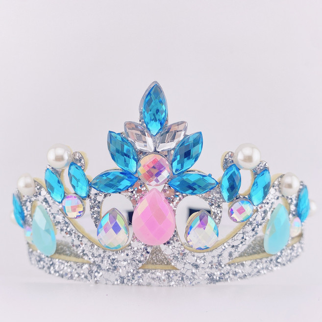 여아 왕관 머리띠 프리미엄 보석 티아라 공주 생일선물 파티