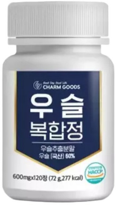 우슬 추출물 부원료 5종 120정 건강환 환제품 50대남자선물, 1개